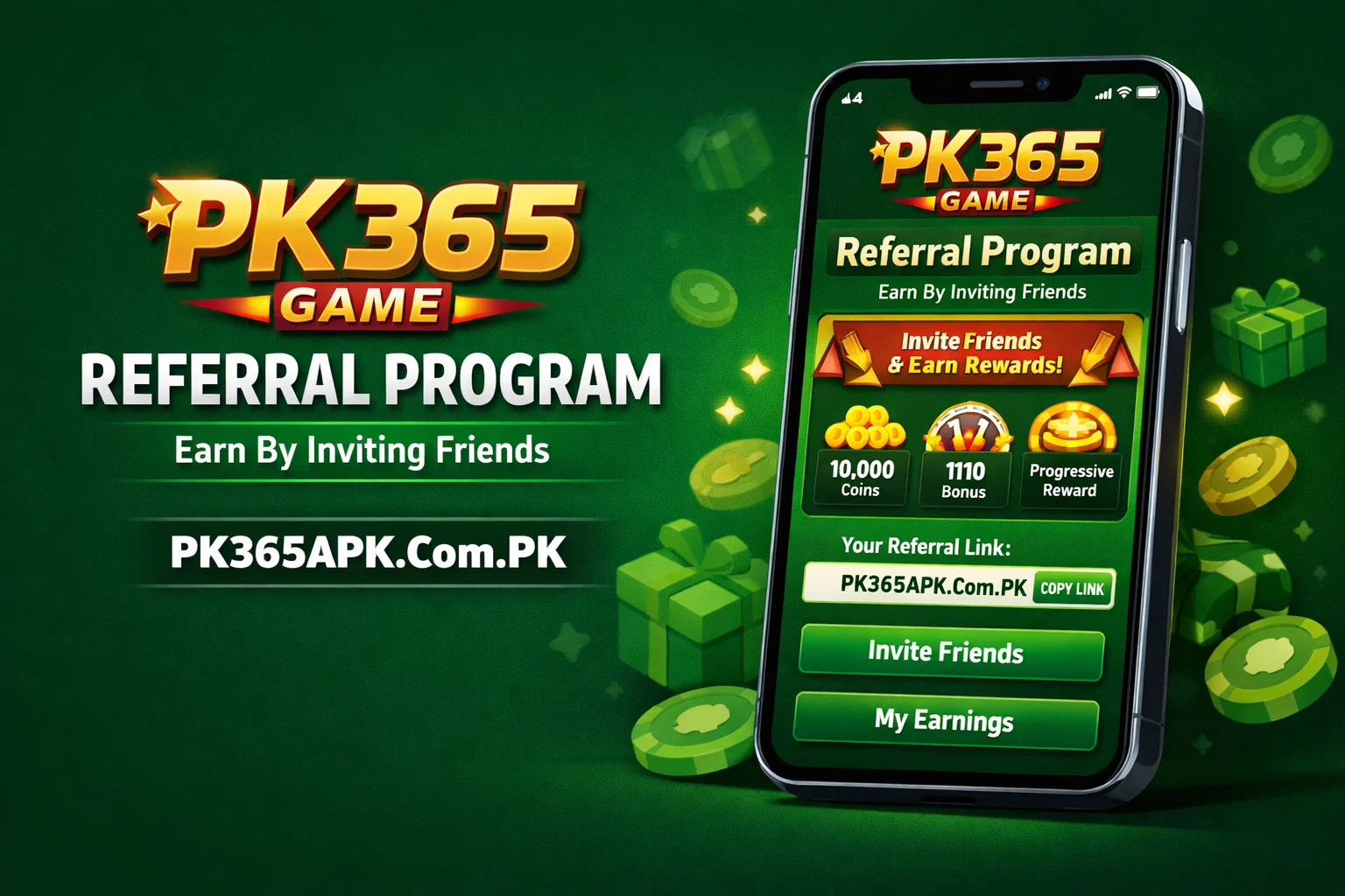 PK365 Game Referral Program