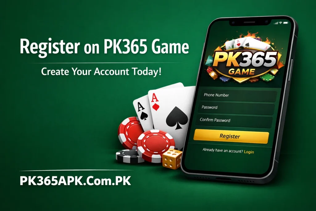 Register on PK365 Game
