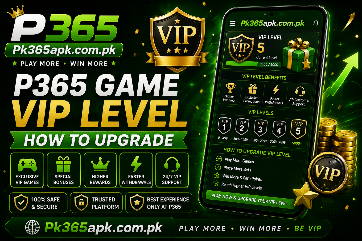 P365 Game VIP Level